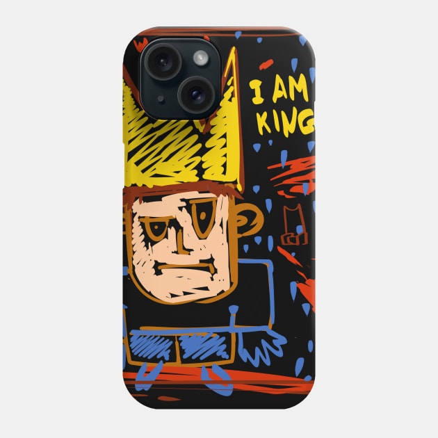 i am king Phone Case by vanpaul54