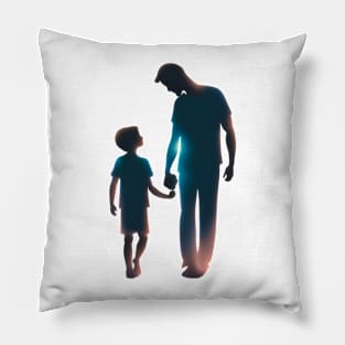 Father and Son Pillow