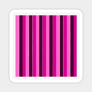 Purple and Pink Stripes Magnet