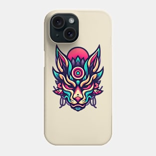 Japanese Wolf Mask Phone Case