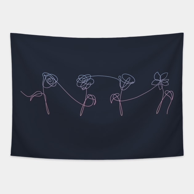 Love Yourself - L.O.V.E. Tapestry by ZeroKara