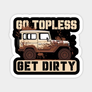 Get Dirty Jeep Offroad Magnet