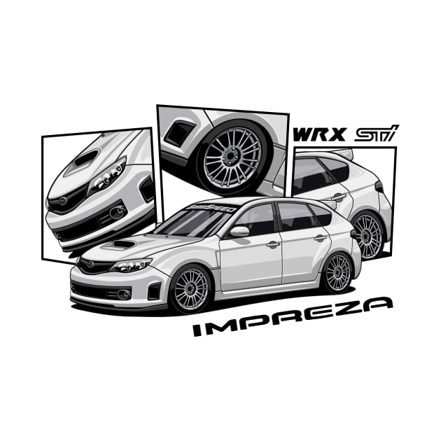 Impreza WRX STI, JDM by T-JD