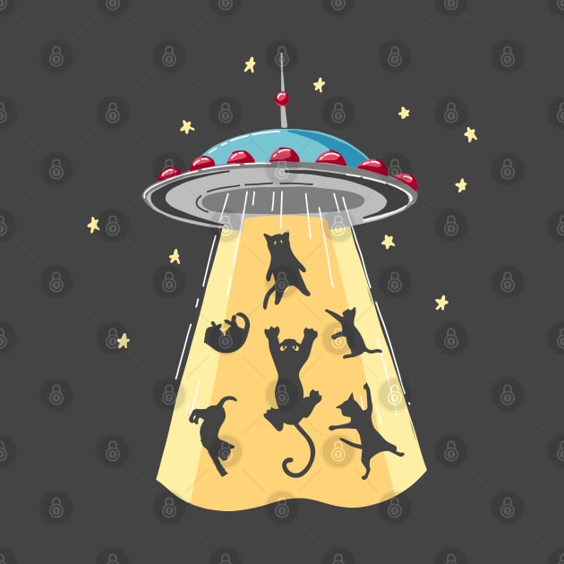 Cat UFO by kimmieshops