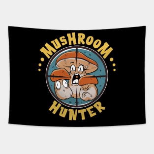 Mushroom Hunter - Funny Mushroom Hunting Graphic Tapestry