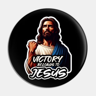 Victory Belongs To Jesus Pin