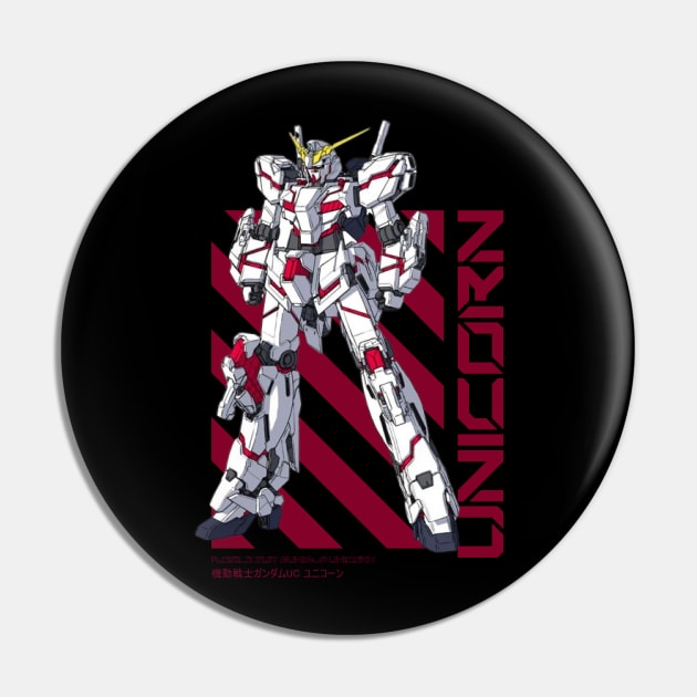 Unicorn Gundam Pin by Shapwac12