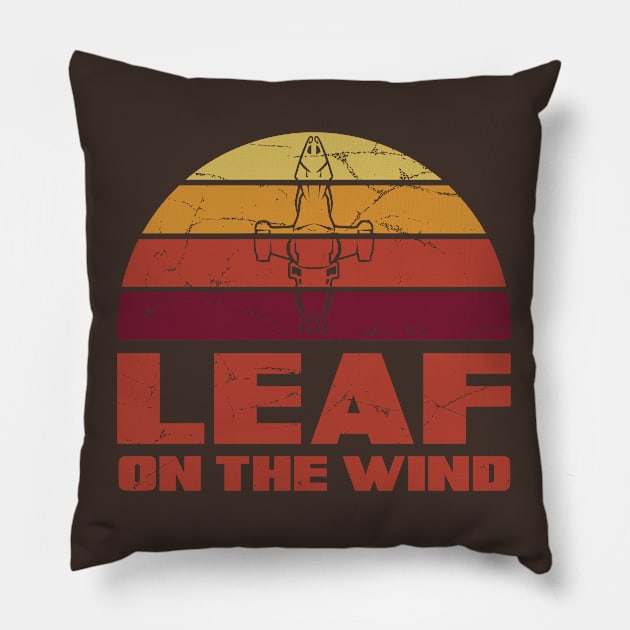 Leaf on the Wind Pillow by stevegoll68