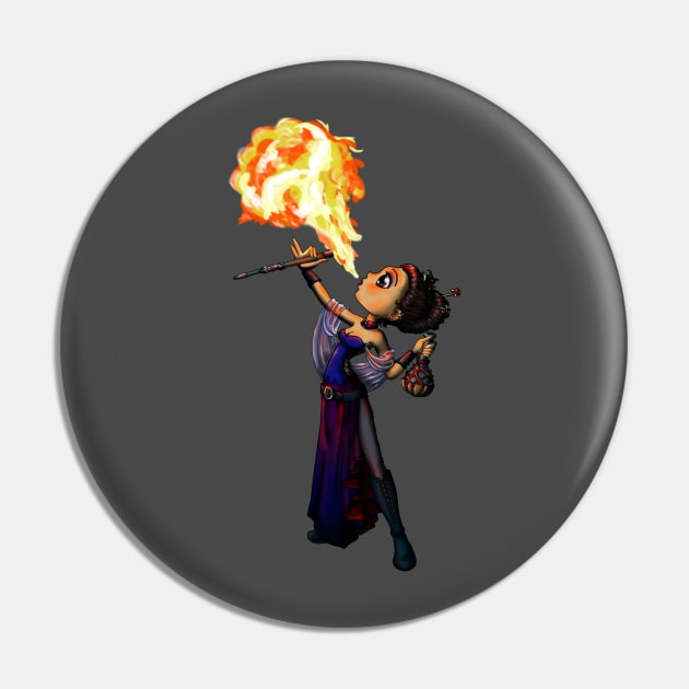 Fire Eater Pin by Thedustyphoenix