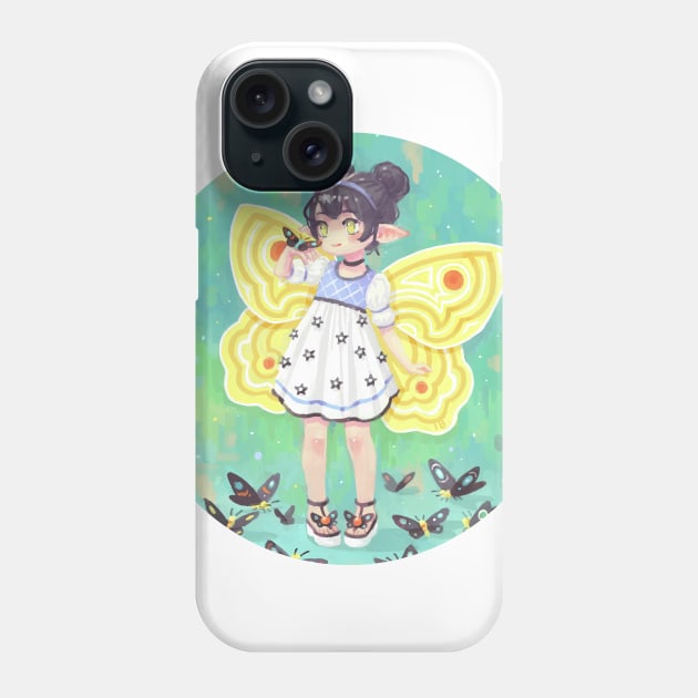 Butterfly Girl Phone Case by Freeminds