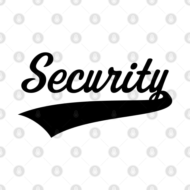 Security Lettering (Team / Service / Black) by MrFaulbaum