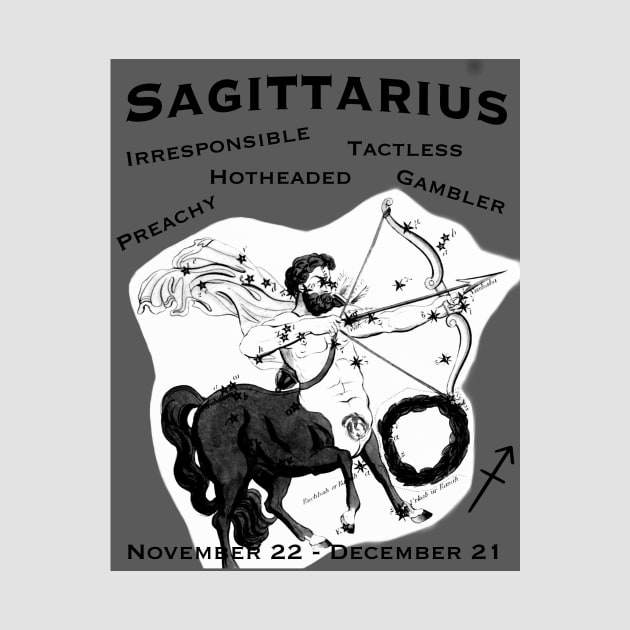 Sagittarius Negative Traits by Pheona and Jozer Designs