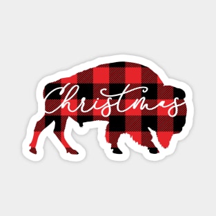 Buffalo Plaid Tee 2 Magnet