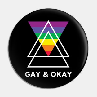 GAY AND OKAY Pin