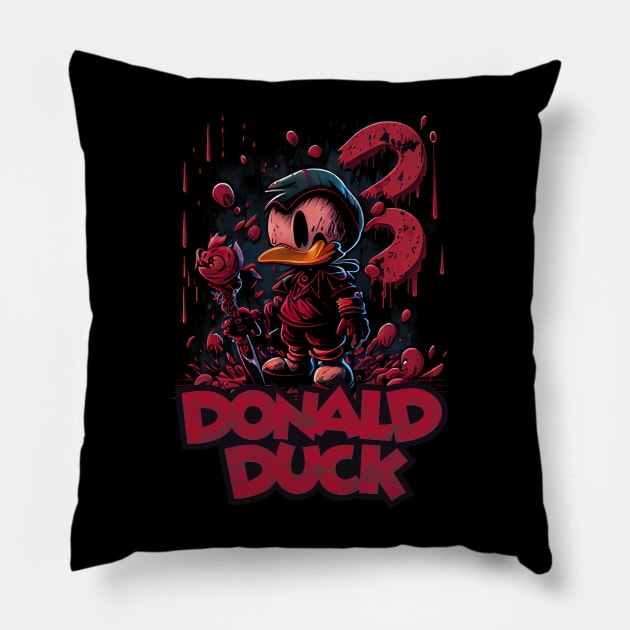 Duck Angry Duck !!! Pillow by gblackid