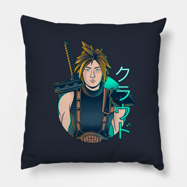 1st Class Soldier Pillow by Alundrart