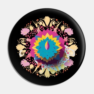 colorful Holi festival Pin