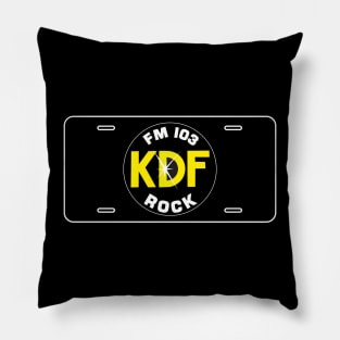 103.3 KDF Rock Nashville License Plate Pillow