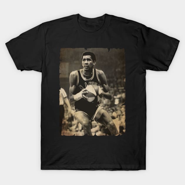 George Gervin Vintage - Basketball Player - T-Shirt | TeePublic