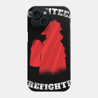 Volunteer Firefighter I Red Thin Line Phone Case