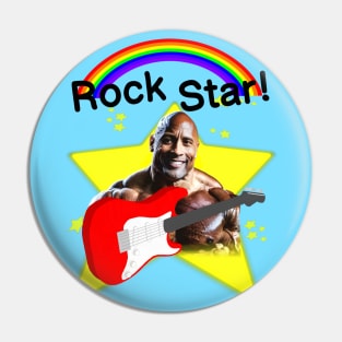 Rock Star Guitar Pin