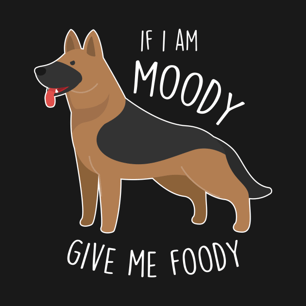 German Shepherd Dog Moody Foody by Psitta