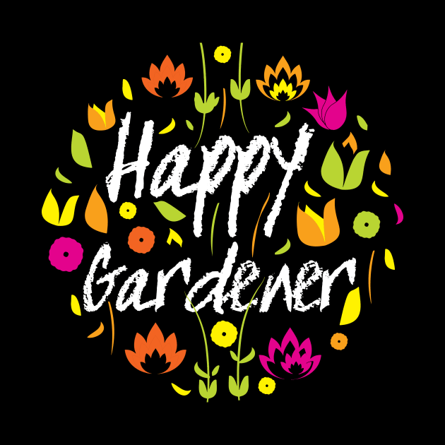 Happy Gardener Floral Decorative Theme by jazzworldquest