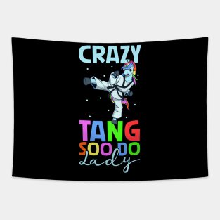 Unicorn - Crazy Tang Soo Do Lady Tapestry