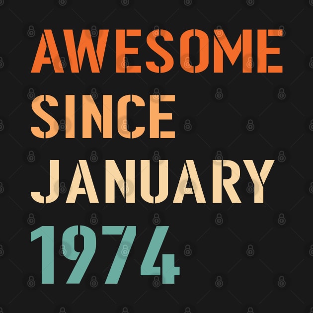 Awesome Since January 1974 by Adikka