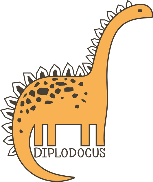 Dinosaur Diplodocus Kids T-Shirt by AliJun