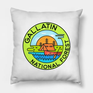 Gallatin National Forest Montana Camping Canoe Pillow