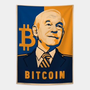 Ron Paul Bitcoin Tapestry