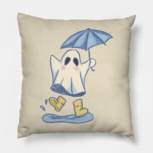 Ghostie in the Rain Pillow