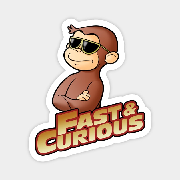 FAST AND CURIOUS V2 Magnet by Skullpy