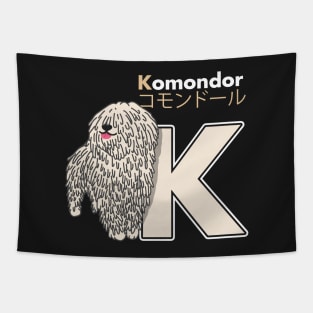 Komondor Letter K Tapestry