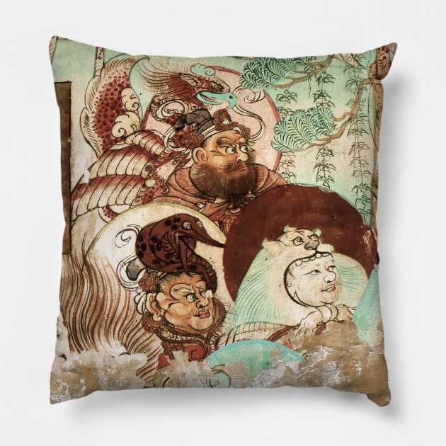 Yuin Cave Buddhism Pillow by mariasshop