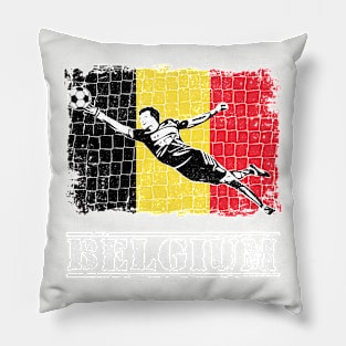 Belgium Soccer Supporter Goalkeeper Shirt Pillow