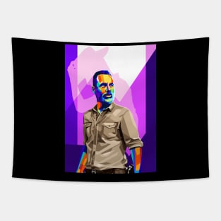 Rick Grimes WPAP Pop Art colorful Tapestry