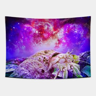 Hermit Crab In Space Tapestry