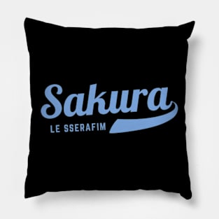 Sakura Le Sserafim Baseball Pillow