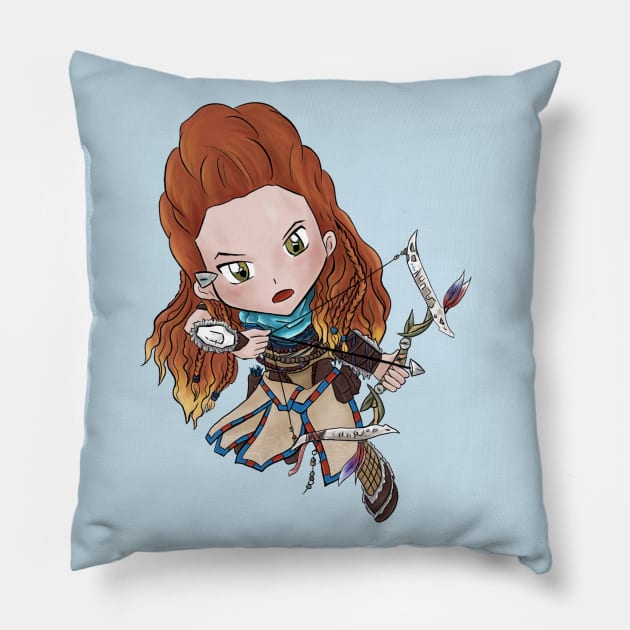 Aloy Pillow by Silveretta