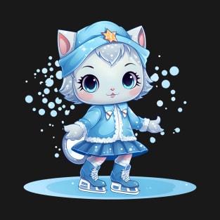 Figure Skating Shirt | Cat As A Figure Skater T-Shirt