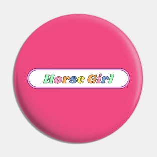 Horse Girl Pin