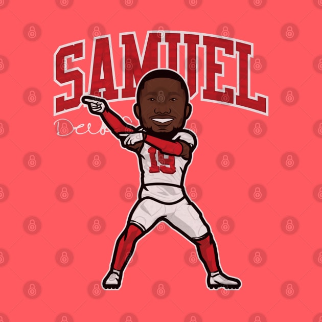 Deebo Samuel San Francisco Toon by Chunta_Design