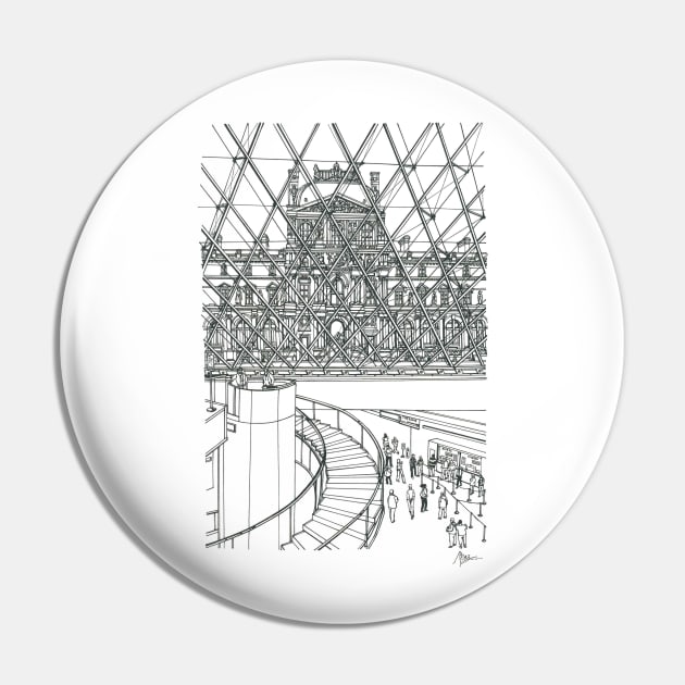 Louvre Pin by valery in the gallery