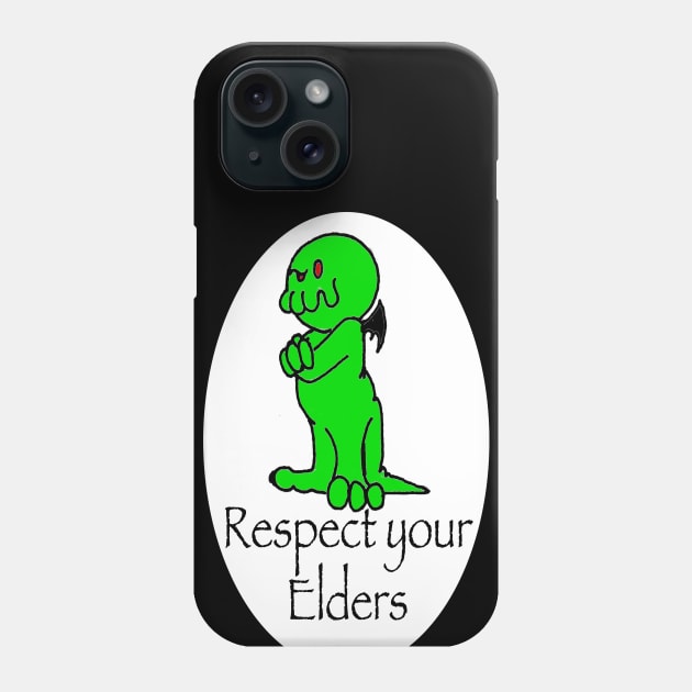 Respect Cthulhu Phone Case by TheWorldofWitt