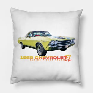 1969 Chevrolet El Camino Pickup Truck Pillow