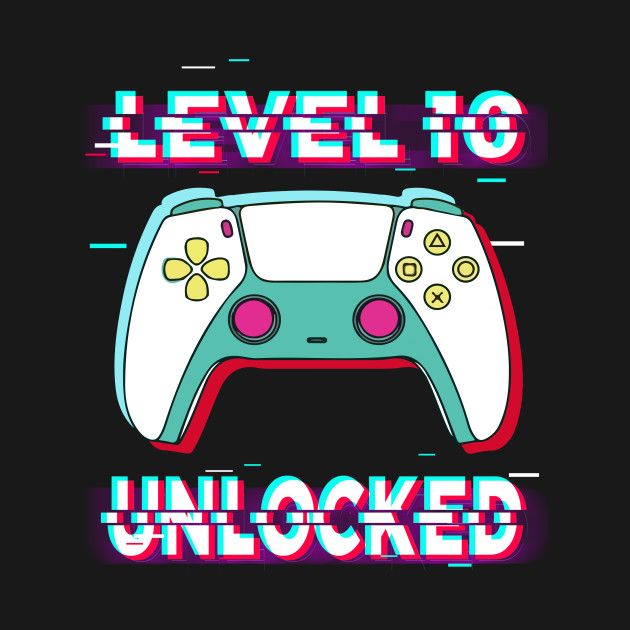 Disover Level 10 Unlocked - 10th Anniversary - T-Shirt