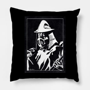 SHREDDER (Black and White) Pillow