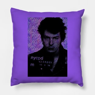 Sid Vicious Mugshot Pillow